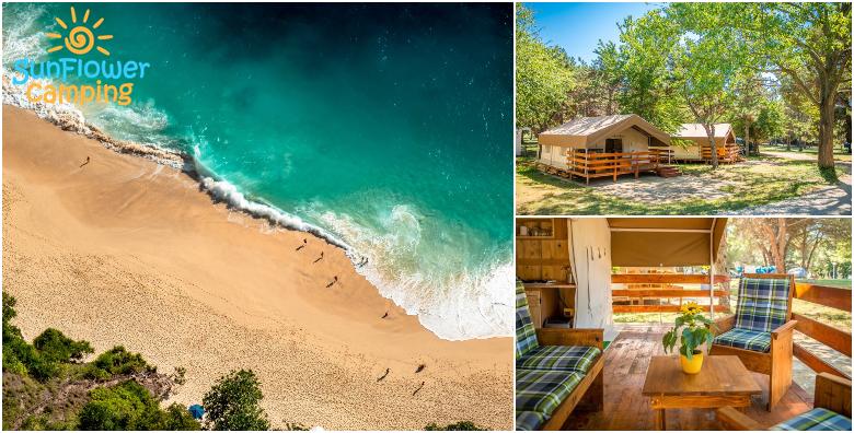 Glamping Savudrija 3* - 1 noćenje u luksuznom šatoru za 5 osoba kroz CIJELU SEZONU od 703 kn!