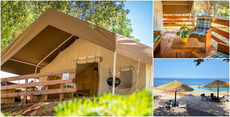Glamping Istra 4* - 1 ili više noćenja u luksuznom DELUXE šatoru za 5 osoba od 389 kn!