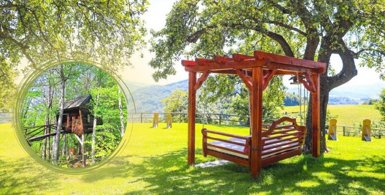 Ponuda dana: Poseban odmor u prirodi na Ladanjskom imanju Na Škaluc 3* - odaberite smještaj u sobi, kućici na drvetu ili lovačkom tornju uz 2 noćenja s doručkom + bazen i wellness za dvoje (Na Škaluc 3*)
