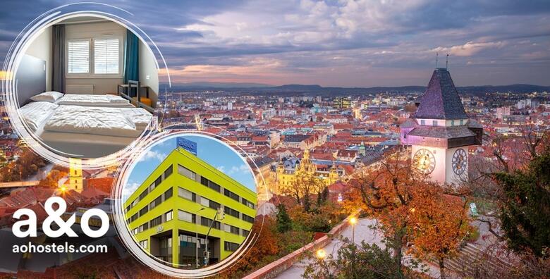 POPUST: 46% - OBITELJSKI ODMOR U GRAZU, A&O Graz Hauptbahnhof Hotel 2* - 1, 2 ili 3 noćenja s doručkom za 2 odraslih i GRATIS smještaj za do 2 djece do 16,99 godina (A&O Graz Hauptbahnhof 2*)