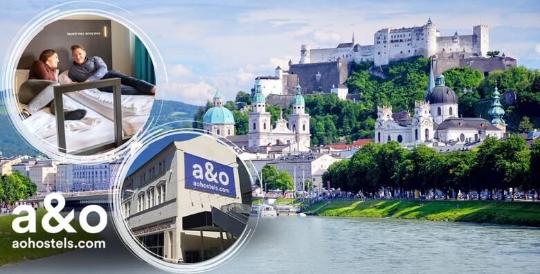 POPUST: 46% - OPUŠTANJE U SALZBURGU - 1, 2 ili 3 noćenja s doručkom za 2 odraslih i GRATIS smještaj za do 2 djece do 16,99 godina u A&O Salzburg Hauptbahnhof Hotelu 2* (A&O Salzburg Hauptbahnhof 2*)