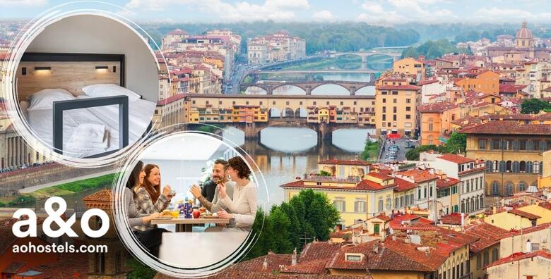 Ponuda dana: FIRENCA, A&O Firenze Campo di Marte Hotel 2* - 1, 2 ili 3 noćenja s doručkom za dvoje i GRATIS smještaj za do 2 djece do 16,99 godina (A&O Firenze Campo di Marte 2*)