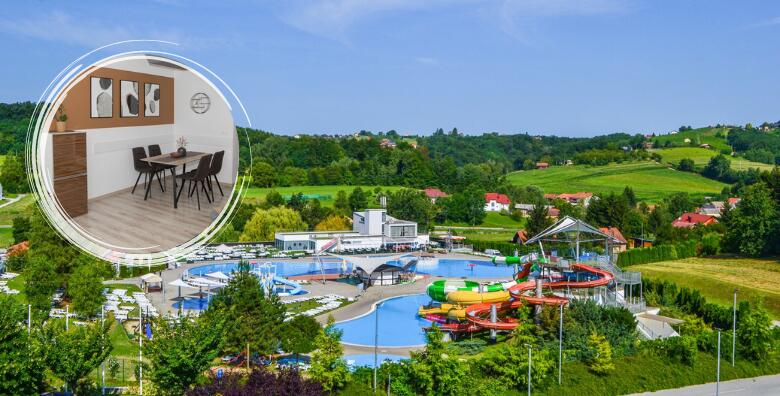 Ponuda dana: POSEZONSKI obiteljski odmor u Međimurju - 2 noćenja za dvoje + gratis za 2 djece do 6 godina u apartmanu 3/4* uz neograničeno kupanje u Termama sv. Martin (Apartmani Bogdan 3/4*)