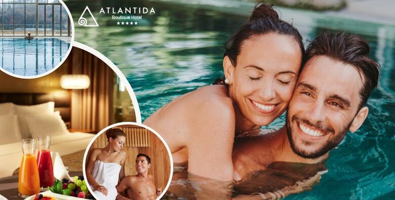 Atlantida Boutique Hotel 5*, Rogaška Slatina - wellness opuštanje uz 2 noćenja s polupansionom za dvije osobe uz korištenje bazena, Oaze sauna i fitnessa