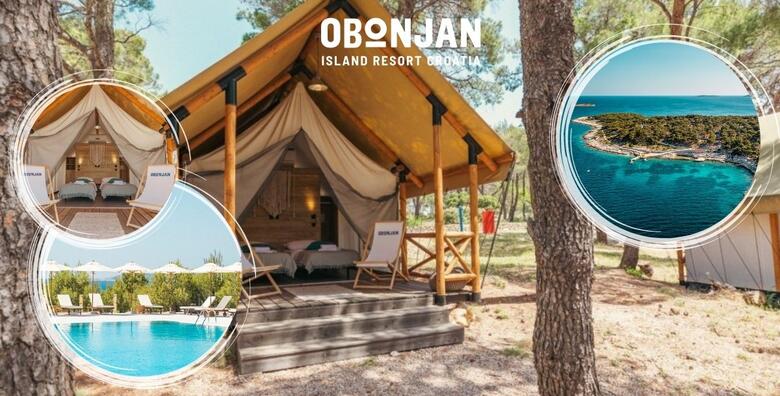 Ponuda dana: AKCIJA! Obonjan Island Resort 4* - odmor uz 2, 3, 5 ili 7 noćenja S POLUPANSIONOM za do 4 osobe u glamping lodgu u jedinom resortu na privatnom otoku u Hrvatskoj (Obonjan Island****)