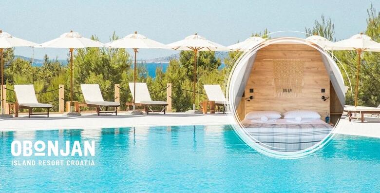Obonjan Island Resort 4* - odmor uz 2 do 7 noćenja S POLUPANSIONOM za do 4 osobe u glamping lodgu u jedinom resortu na privatnom otoku u Hrvatskoj
