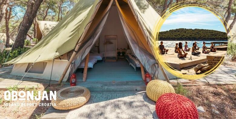 Obonjan Island Resort 4* - 2 do 7 noćenja S POLUPANSIONOM za do 4 osobe u elegantnom šatoru u jedinom resortu na privatnom otoku u Hrvatskoj