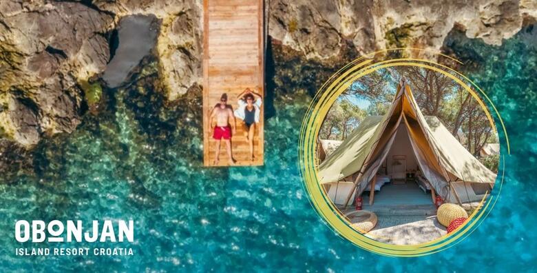 Ponuda dana: POSEBNA AKCIJA! Obonjan Island Resort 4* - 2 do 7 noćenja S POLUPANSIONOM za do 4 osobe u elegantnom šatoru uz vanjski bazen, snorkeling, najam kajaka ili SUP-a (Obonjan Island****)