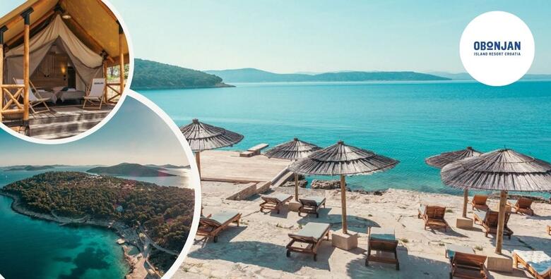 LAST MINUTE! Obonjan Island Resort 4* - 5 noćenja s doručkom ili polupansionom za do 4 osobe u Glamping lodge šatorima u prekrasnom otočnom resortu