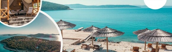 LAST MINUTE! Obonjan Island Resort 4* - 5 noćenja s doručkom ili polupansionom za do 4 osobe u Glamping lodge šatorima u prekrasnom otočnom resortu
