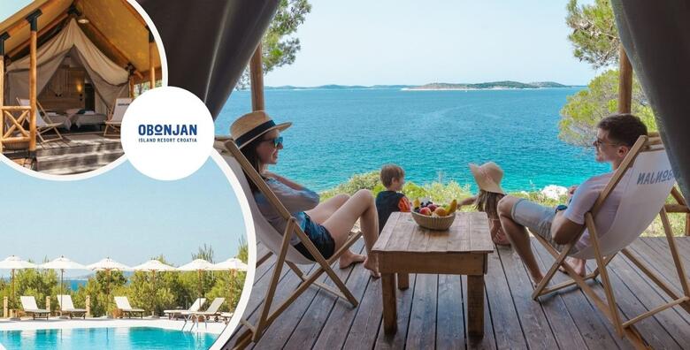 LAST MINUTE! Obonjan Island Resort 4* - 7 noćenja s doručkom ili polupansionom za do 4 osobe u Glamping lodge šatorima u prekrasnom otočnom resortu