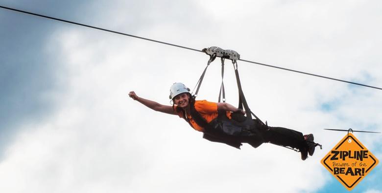 Adrenalinska tura Likom - 1 noćenje s doručkom, kajakarenje, zip line spust za 899 kn!