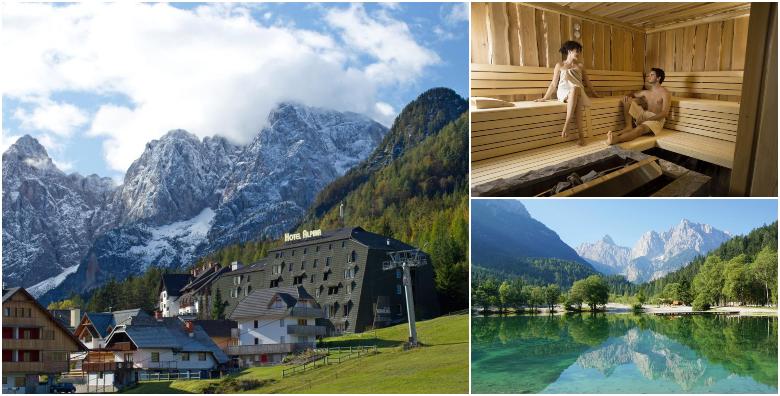 POPUST: 53% - Wellness u Kranjskoj Gori - 1 ili 2 noćenja s polupansionom ili doručkom za 2 osobe u  Hotelu Alpina 3* uz korištenje sauna, jacuzzija od 446 kn! (Hotel Alpina 3*)