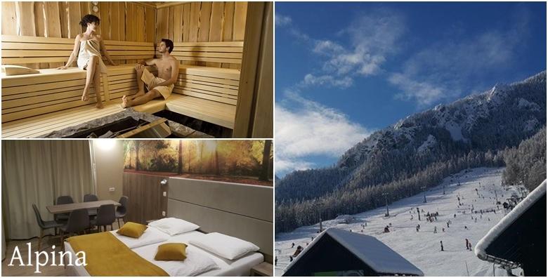 Kranjska Gora - 1 noćenje s doručkom za 2 osobe u Hotelu Alpina 3* od 885 kn!