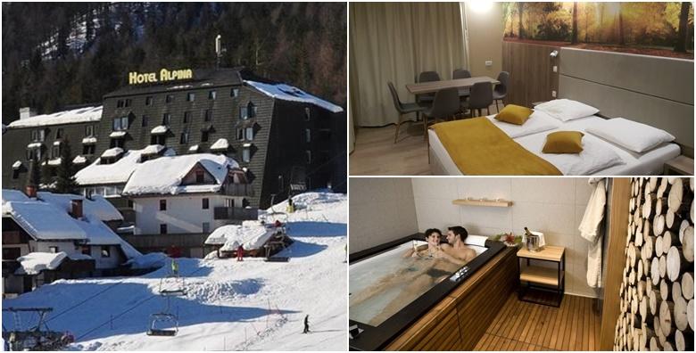 Kranjska Gora - 1 noćenje s polupansionom za 2 osobe u Hotelu Alpina 3* od 885 kn!