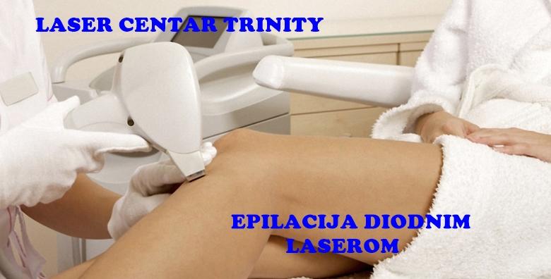 Trajno uklanjanje dlačica diodnim laserom - 1 tretman dijela tijela po izboru već od 30 kn!