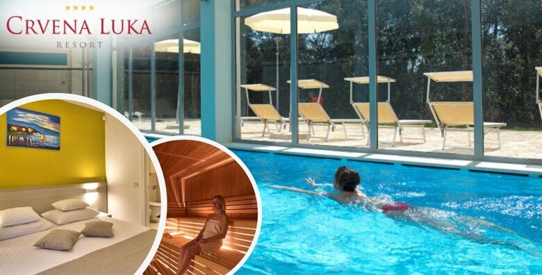 Ponuda dana: Crvena Luka Resort 4*, Biograd na Moru - 2 ili 3 noćenja s polupansionom za do 4 odraslih i 2 djece uz neograničeno korištenje unutarnjeg grijanog bazena, saune i fitnessa (Crvena Luka Resort 4*)