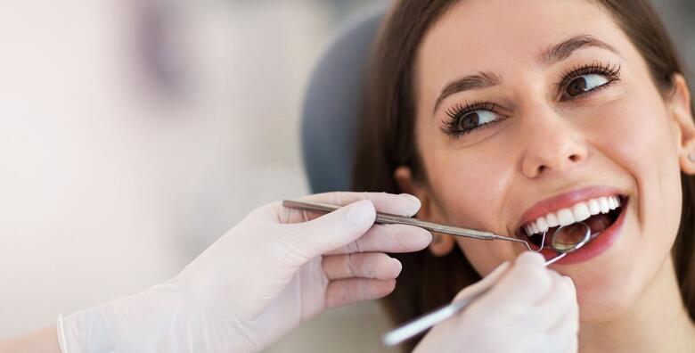 POPUST: 51% - ČIŠĆENJE KAMENCA - profesionalno uklanjanje naslaga i plaka s obje čeljusti koje sprječava propadanje zubi uz uključeno pjeskarenje + gratis poliranje i pregled (InDent)