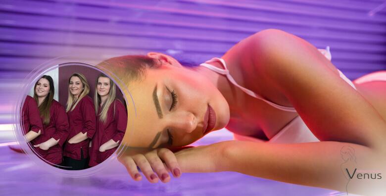 Blistaj i na zimskom suncu i postigni prekrasan brončani ten uz 30 minuta sunčanja u solariju u Medicinsko estetskom centru Venus by Lucija Šarić