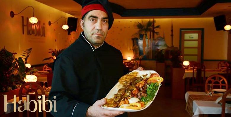 [LIBANONSKE DELICIJE] Prava gurmanska gozba u orijentalnom restoranu Biblos Habibi - meso s roštilja za 2 osobe uz živu glazbu i trbušne plesačice za 119 kn!