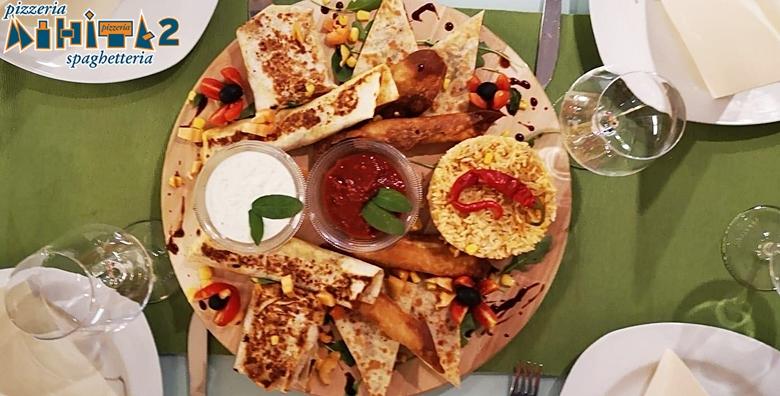 MEKSIČKA PLATA- slasne chimichange, buritosi, taquitosi i quesadille uz meksičku rižu, blage i ljute umake – prava gurmanska gozba za dvoje za samo 80 kn!