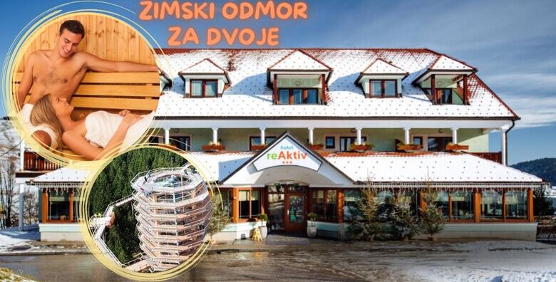 Ponuda dana: ZIMSKI ODMOR ZA DVOJE, Hotel reAktiv 3* - 1 ili više noćenja s doručkom uz posjet hotelskoj sauni u trajanju od 2 sata te večeru u restoranu Gorska Reka (Hotel reAktiv 3*)