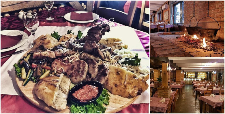 Bogati meni za 2 osobe – garantirano dobra zabava uz živu muziku u restoranu Makedonska Baraca za 119 kn!