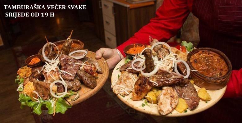 Vrhunska i slasna mesna plata za 4 osobe - garantirano dobra hrana za prste polizati u restoranu Makedonska Baraca za 189 kn!
