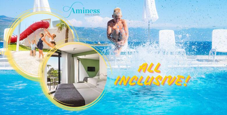 OBITELJSKA ZABAVA u Aminess Family Hotelu Lišanj 4* uz 3 noćenja ALL INCLUSIVE LIGHT za 2 odrasle osobe i do 4 djece uz korištenje bazena