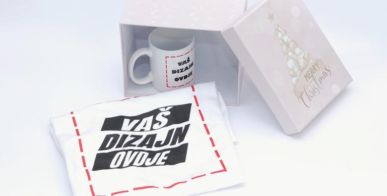 Božićni set – ukrasna kutija, personalizirana majica i personalizirana šalica za 119 kn!