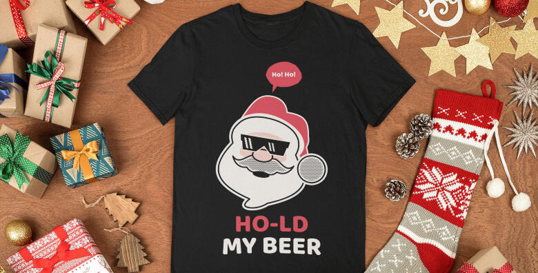 Personalizirani paket – priuštite najdražima ovaj genijalni poklon za Božić koji se sastoji od personalizirane majice kratkih rukava, šalice i maske za lice za 165 kn!