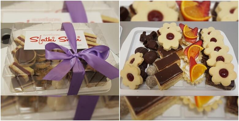 Miješani kolači – počastite se raznolikim kremastim i tradicionalnim kolačima uz 1 kg preukusnih slastica iz Slastičarnice Slatki snovi za samo 85 kn!