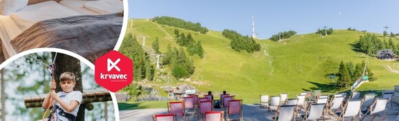 Hotel Krvavec 3* - 2 noćenja s polupansionom za 2 odrasle osobe + GRATIS paket za 1 dijete do 5,99 godina u najvišem hotelu u Sloveniji uz korištenje sauna i elektičnih bicikala