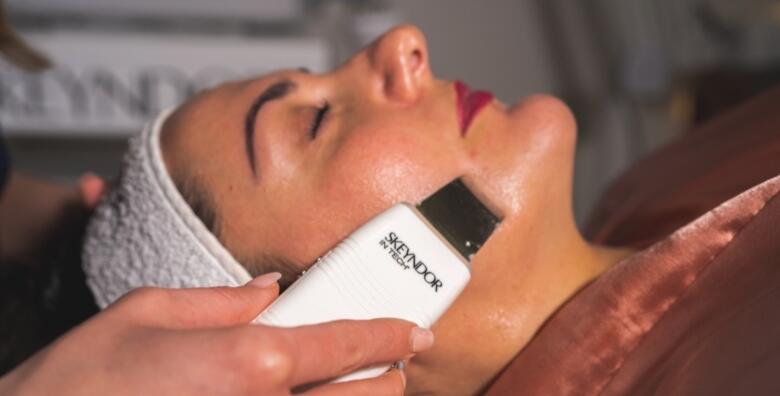 Klasično čišćenje lica ultrazvučnom špatulom - uklonite mrtve stanice kože, mitesere i prištiće ugodnim tretmanom u Centre de beauté Michelle