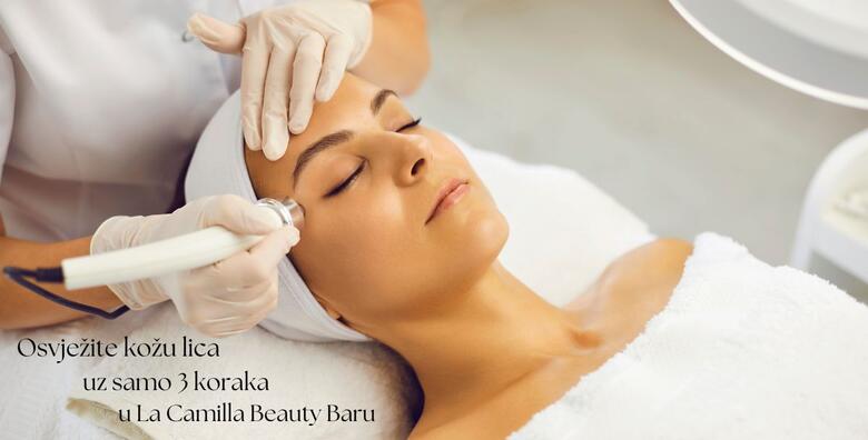 ANTI AGE tretman za osvježenje kože lica – radiofrekvencija lica, kolagen gel i LED maska