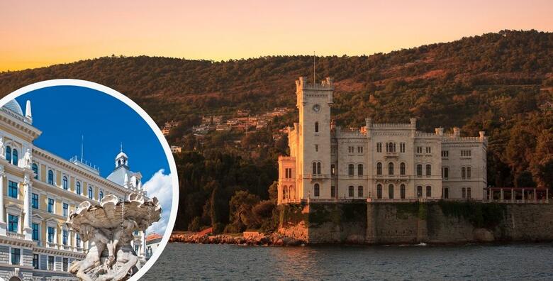 Ponuda dana: Posjetite spektakularni dvorac Miramare i njegov zapanjujući vrt sa fontanama te istražite grad Trst i njegovu brojnu povijesnu ostavštinu uz uključen prijevoz (Turistička agencija Gorilla travel HR-AB-21-060408520)