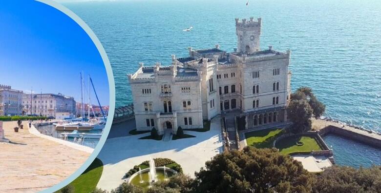 Posjetite dvorac Miramare i uživajte u njegovim prirodnim ljepotama i bogatoj povijesnoj ostavštini a potom istražite grad Trst uz osiguran prijevoz