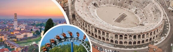 Verona i Gardaland - uživajte u poznatim atrakcijama i zabavite se u najvećem i najljepšem zabavnom parku Europe uz 1 noćenje s doručkom u Hotelu 3/4*