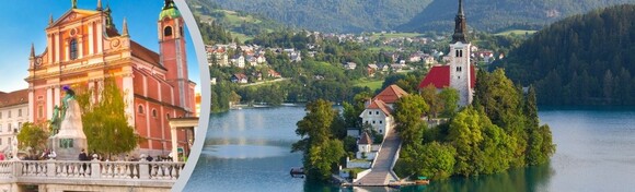 BLED I LJUBLJANA - prošetajte uz jezero, uživajte u bledskim kremšnitama i razgledajte slovensku prijestolnicu uz jednodnevni izlet s prijevozom