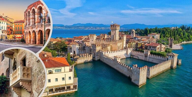 Verona i Sirmione - razgledajte Julijinu kuću i slavni balkon, treći po veličini očuvani rimski amfiteatar i jedan od najbolje očuvanih dvoraca u Italiji