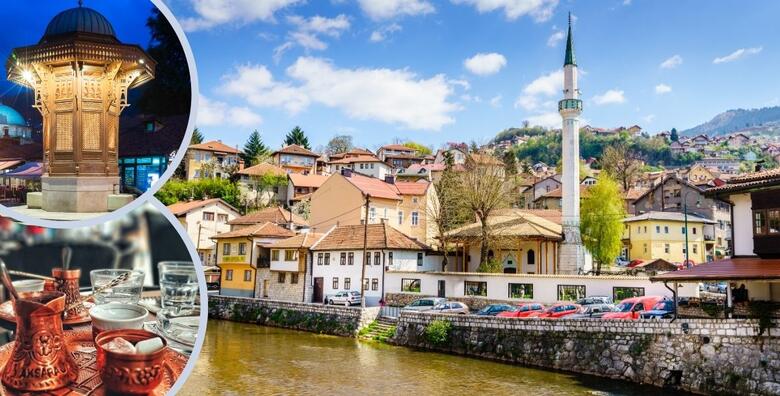 VIKEND U SARAJEVU - razgledajte fontanu Sebilj, Baščaršiju i druge znamenitosti, te obavezno popijte domaću kavu iz fildžana s rahatlukom uz 1 noćenje u hotelu 3/4*