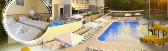 Hotel Adria 3*, Biograd na Moru - obiteljski odmor od 2 noćenja s doručkom za 2 odraslih i 2 ili 3 djece uz večere na račun kuće i korištenje vanjskih bazena za djecu i odrasle