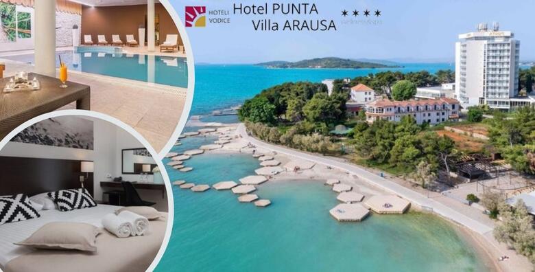 ALL INCLUSIVE LIGHT PROLJETNI ODMOR u Villi Arausi 4*, Vodice - 2 noćenja za 2 osobe + GRATIS paket za 2 djece uz unutarnji bazen i Wellness & Spa centra u hotelu Punta
