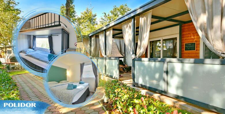 Ponuda dana: FUNTANA - luksuzni odmor uz 2, 3 ili 7 noćenja za do 4 odrasle osobe i 2 djece u mobilnim kućicama Polidor Camping Parka 4* pored Bijele uvale (Polidor Camping Park 4*)