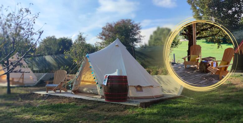 Robinzonski kamp “Odmori se” u blizini Stubičkih toplica – bijeg od stresa gradskog života uz najam šatora ili proslavu rođendana za do 15 osoba