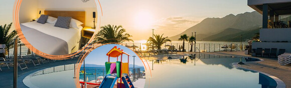 Proljetni odmor u Hotelu Morenia Resort 4* Podaca - 2 ili 3 ALL INCLUSIVE noćenja za 2 osobe + gratis paket za 1 ili 2 djece, ulaz u FUN ZONU i animacijski program