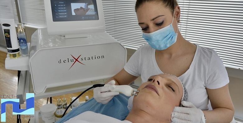 POPUST: 68% - Pomlađivanje lica uz 5u1 vrhunskih tretmana - mikrodermoabrazija, ultrazvuk i radiofrekvencija lica te enzimatski peeling od papaje u salonu Healthy lines (Salon Healthy Lines)
