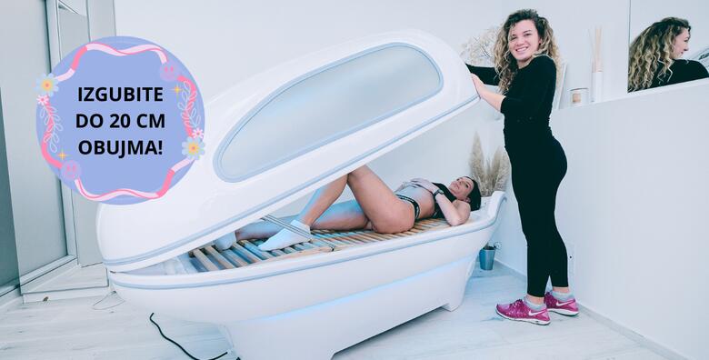 Izgubite do 20 cm obujma uz 18 tretmana! Vježbanje u fit box-u, limfna drenaža, bodywrapping, infra sauna sa kromoterapijom i ozonom u salonu Healthy lines!