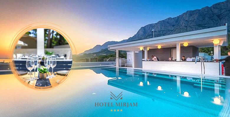 Ponuda dana: Wellness odmor u Makarskoj - uživajte na rooftop bazenu u Boutique Hotelu Mirjam 4* uz 2 noćenja s doručkom, korištenjem saune i jacuzzija za dvoje (Boutique Hotel Mirjam 4*)
