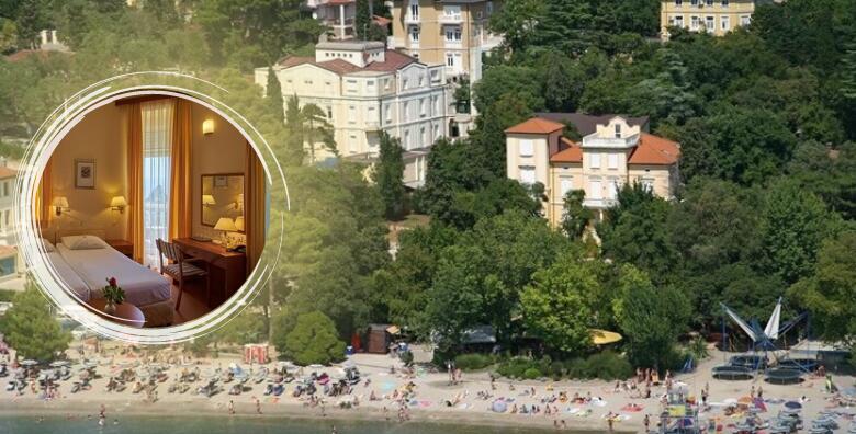 CRIKVENICA – provedite sunčane dane daleko od gužvi uz prekrasne plaže uz 2 ili 3 noći s polupansionom za dvoje + gratis paket za 1 dijete do 5,99 godina u Hotelu Villa Ružica 3*